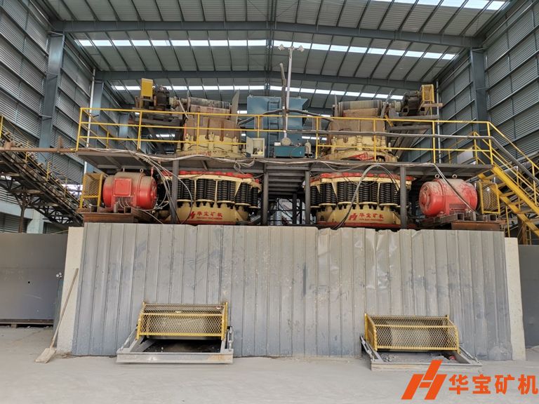 時(shí)產(chǎn)800T制砂生產(chǎn)線寶雞梅縣某石場